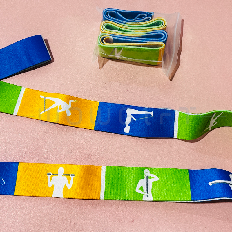 客製多段式彈力帶．運動健身拉力帶