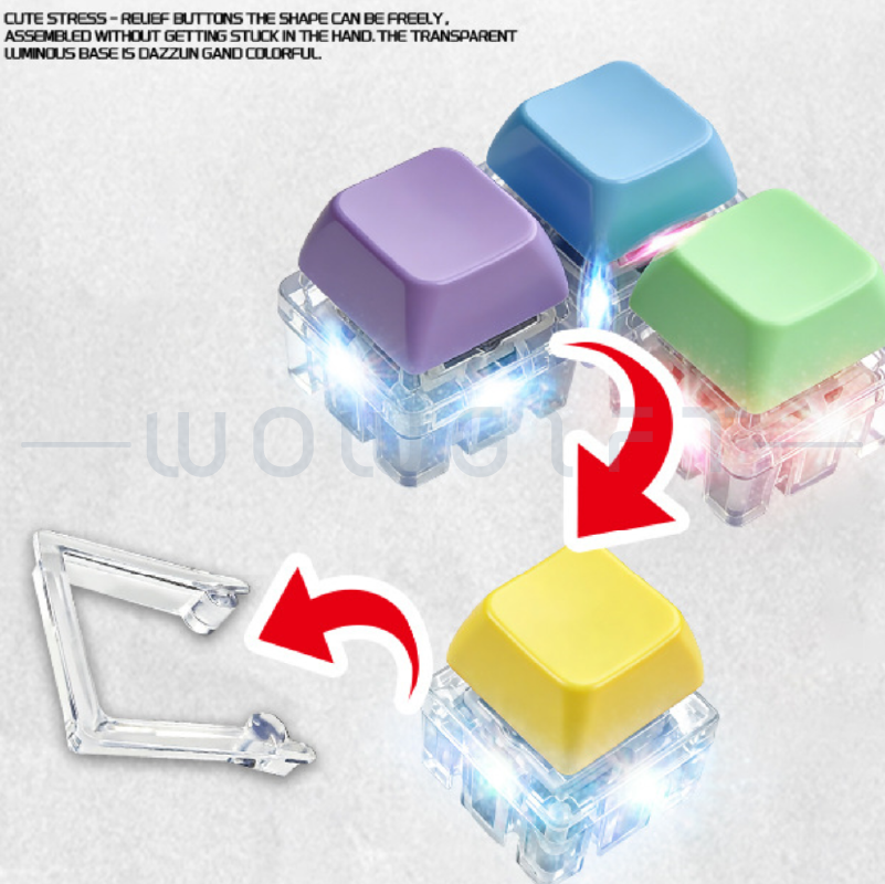 客製解壓鍵帽吊飾．創意按壓紓壓小物