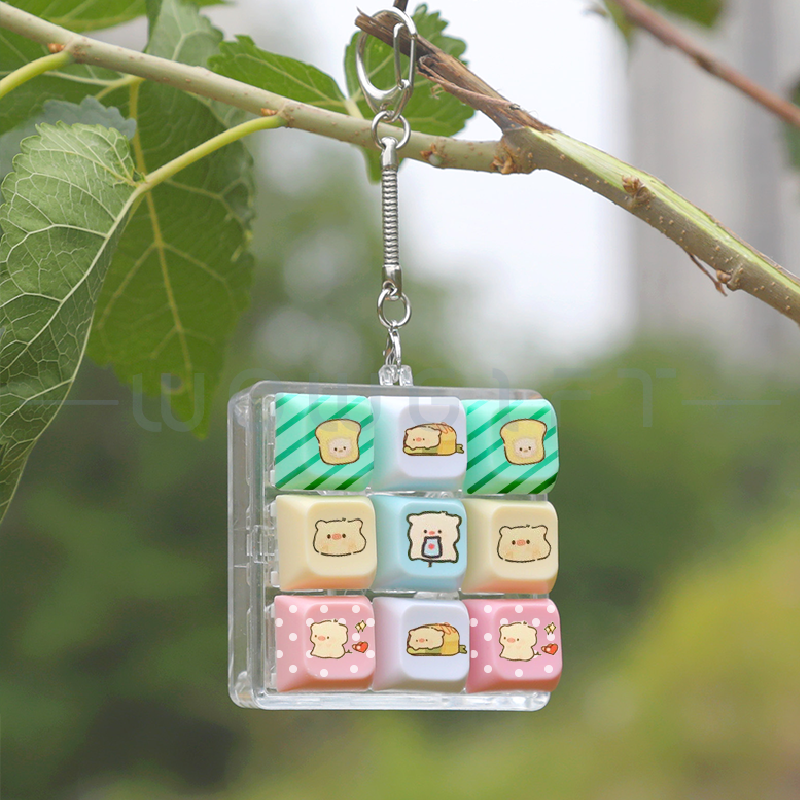 客製解壓鍵帽吊飾．創意按壓紓壓小物