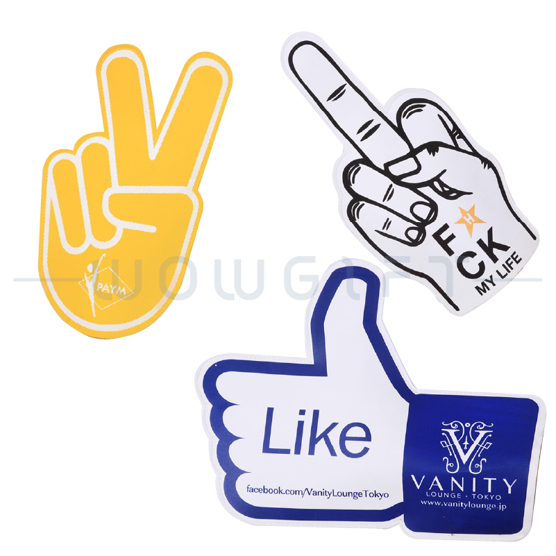 助威大手指手套．比賽活動加油道具