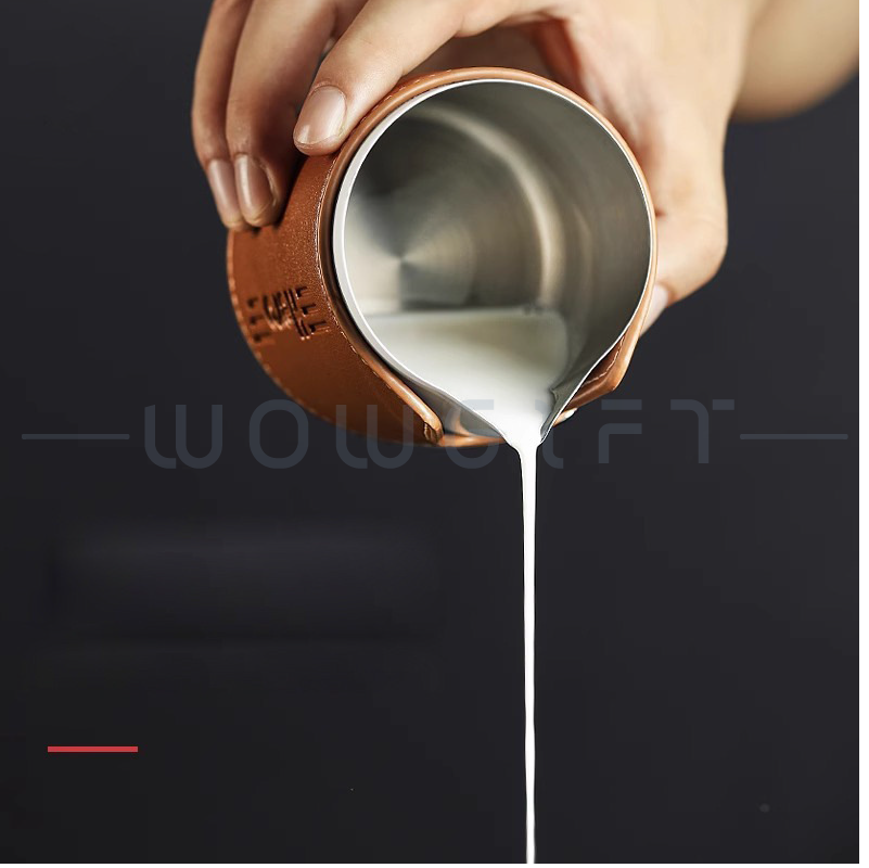 復古皮革泡茶杯套組客製．304不鏽鋼便攜茶具．企業禮品／會員贈品