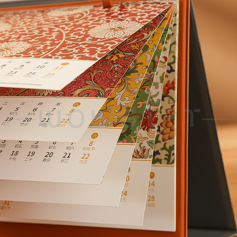 皮質桌曆筆記本禮盒客製，商務文創