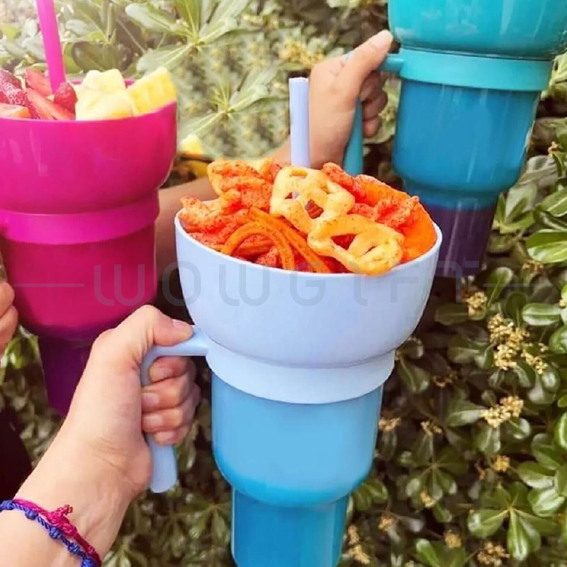 爆米花飲料二合一客製．吸管手柄 ‧ 活動零食杯