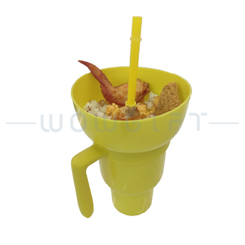 爆米花飲料二合一客製．吸管手柄 ‧ 活動零食杯