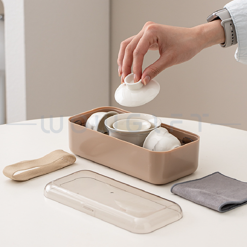 旅行陶瓷杯茶具禮盒客製．客製泡茶組