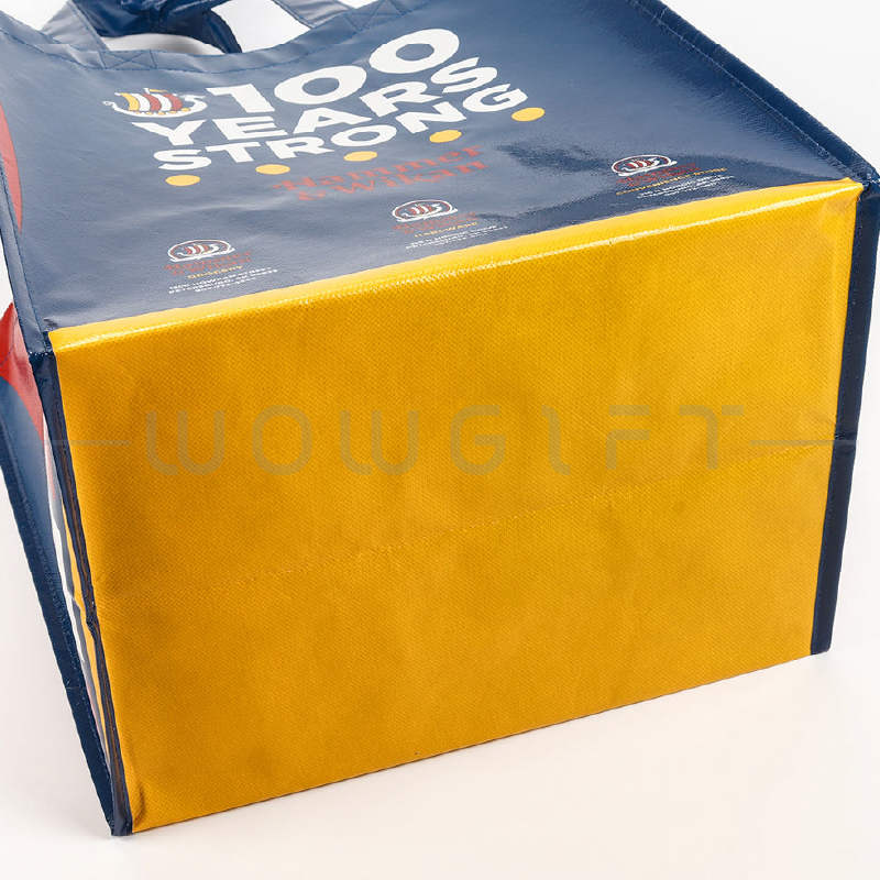 客製覆膜不織布側邊購物袋．環保提袋．品牌宣傳袋