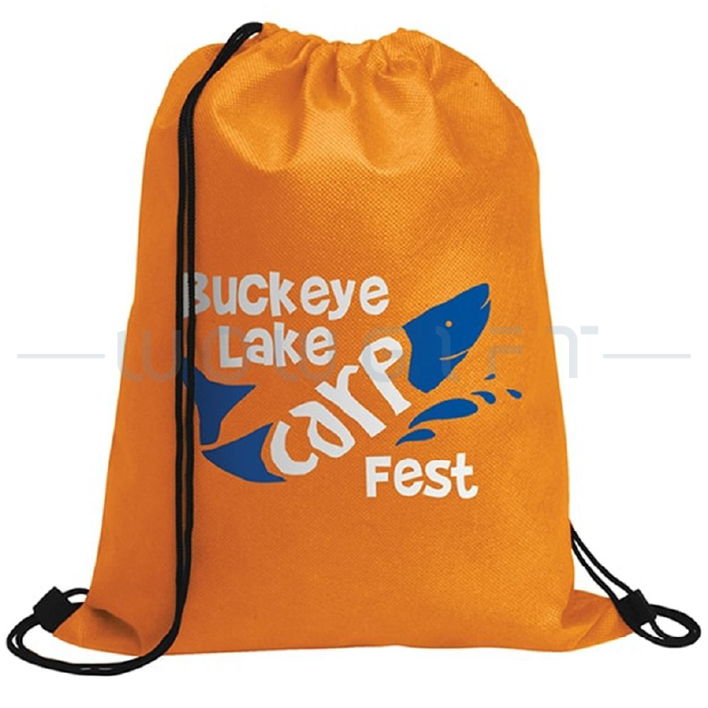 客製抽繩袋．不織布束口背包．路跑活動贈品