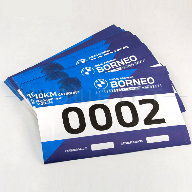 防水路跑號碼布客製．防水賽事號碼牌．馬拉松活動用品