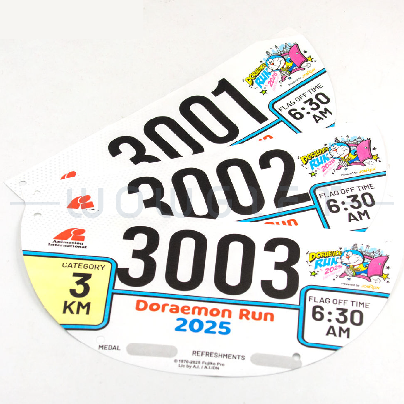 防水路跑號碼布客製．防水賽事號碼牌．馬拉松活動用品