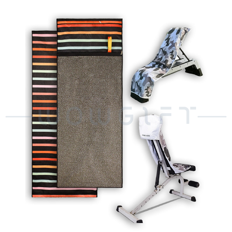 客製運動毛巾．附拉鍊口袋毛巾．健身活動贈品