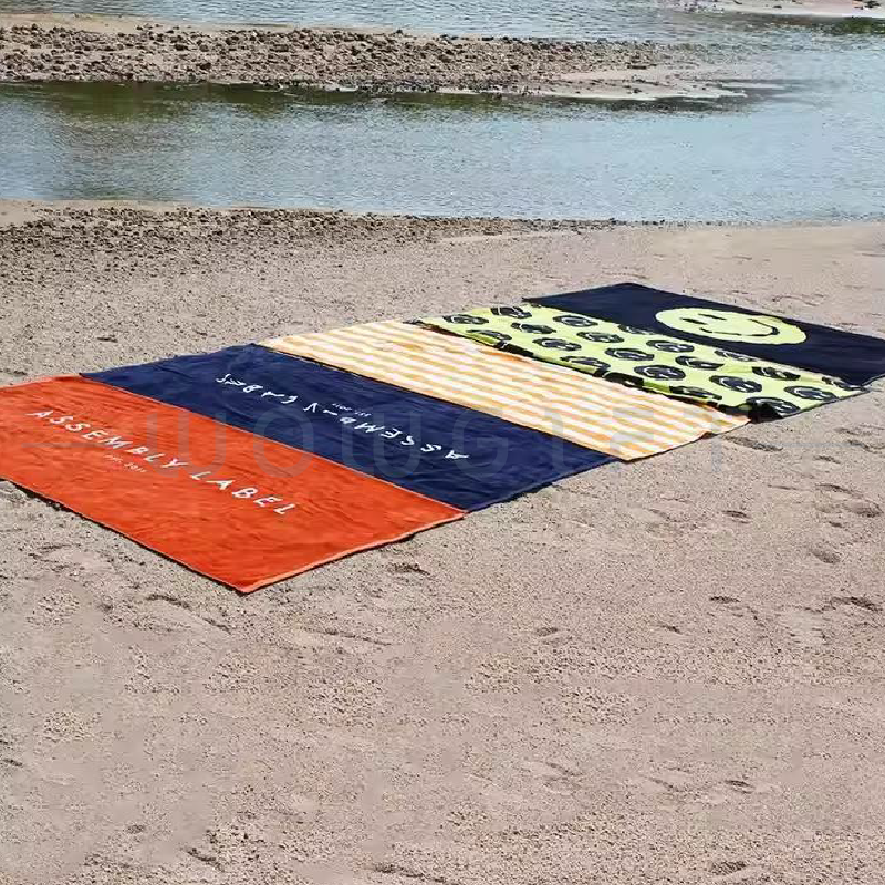 客製沙灘巾．大尺寸純棉毛巾．度假活動贈品