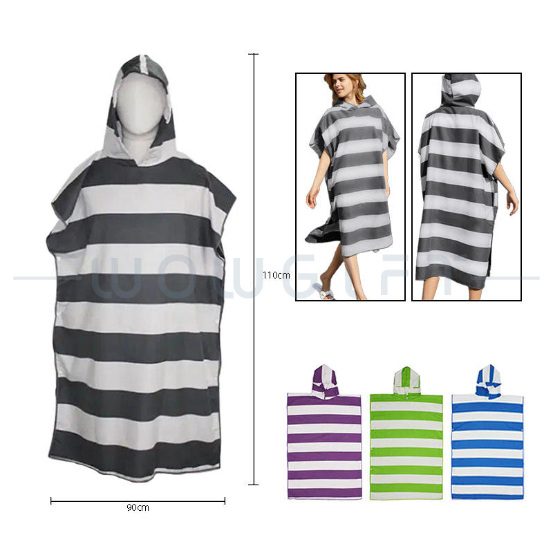 客製連帽換衣毛巾．速乾沙灘斗篷．戶外活動贈品
