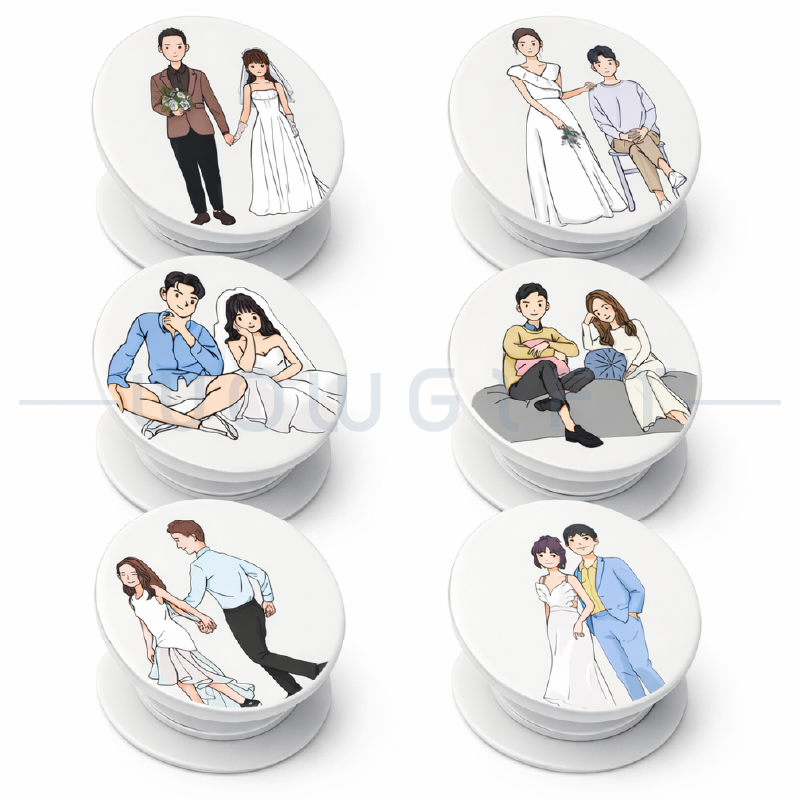 客製氣囊手機支架．婚禮小物紀念禮．新人專屬設計