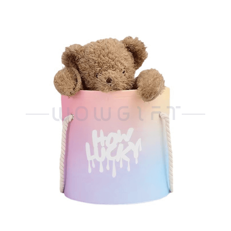 漸層糖果毛氈收納袋｜手提包