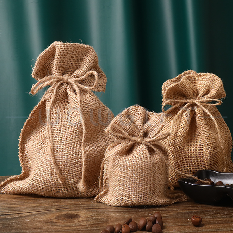 麻布束口袋客製，環保麻布小物袋