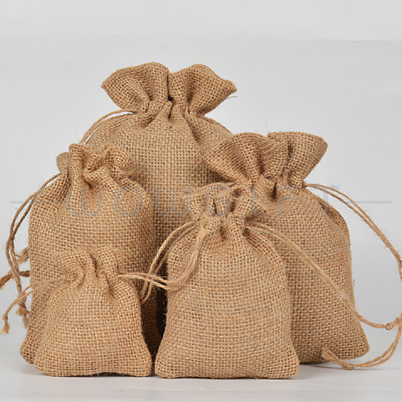 麻布束口袋客製，環保麻布小物袋