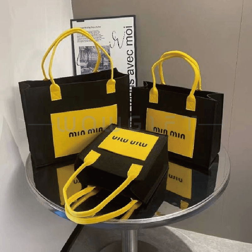 客製化毛氈袋，手提公事包