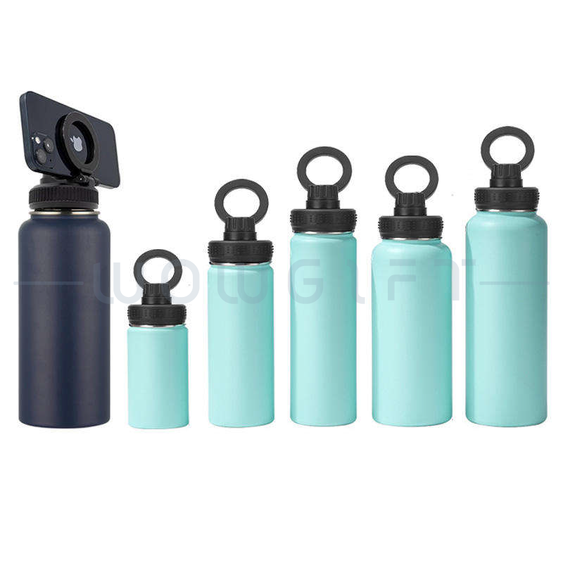 客製磁吸保溫水瓶．MagSafe手機支架水壺．不鏽鋼真空保溫瓶