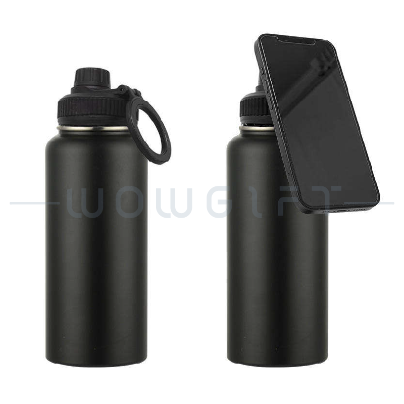 客製磁吸保溫水瓶．MagSafe手機支架水壺．不鏽鋼真空保溫瓶