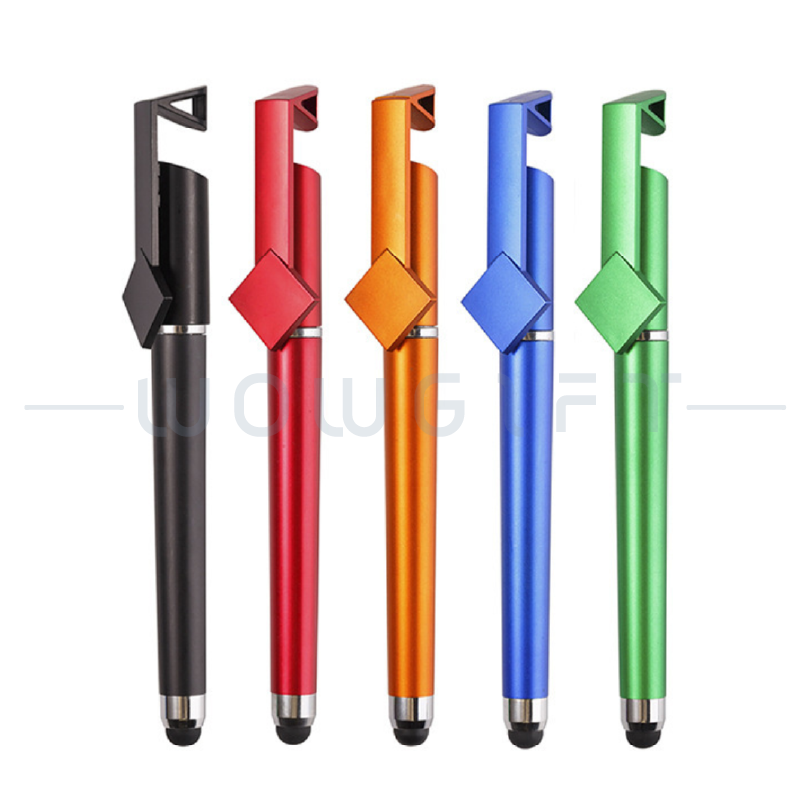 多功能中性廣告筆．手機立架二合一客製筆