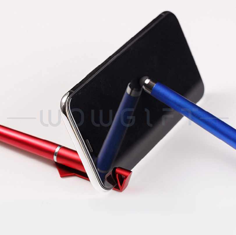 多功能中性廣告筆．手機立架二合一客製筆