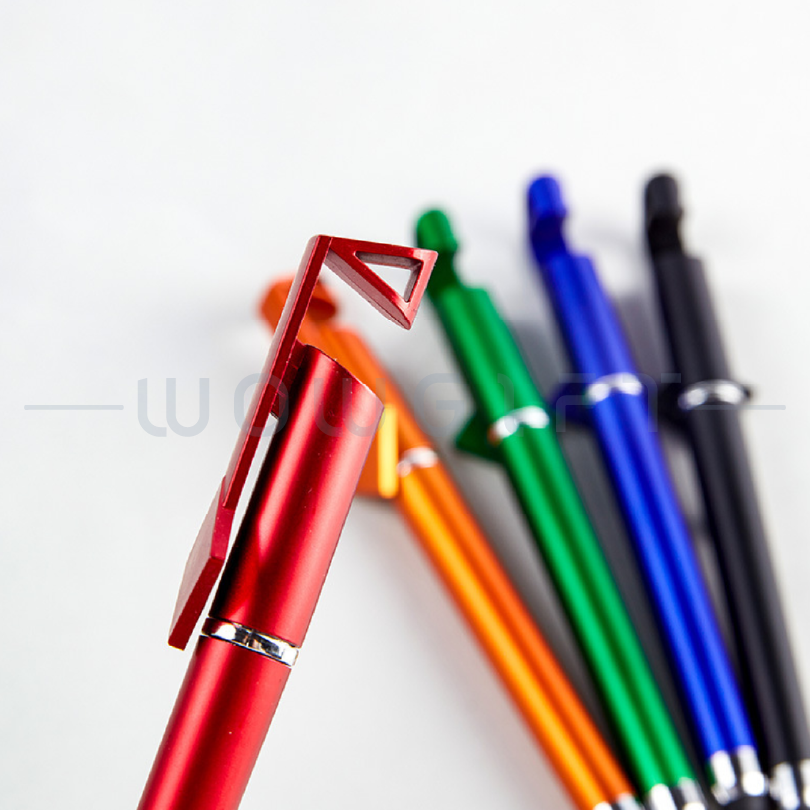 多功能中性廣告筆．手機立架二合一客製筆