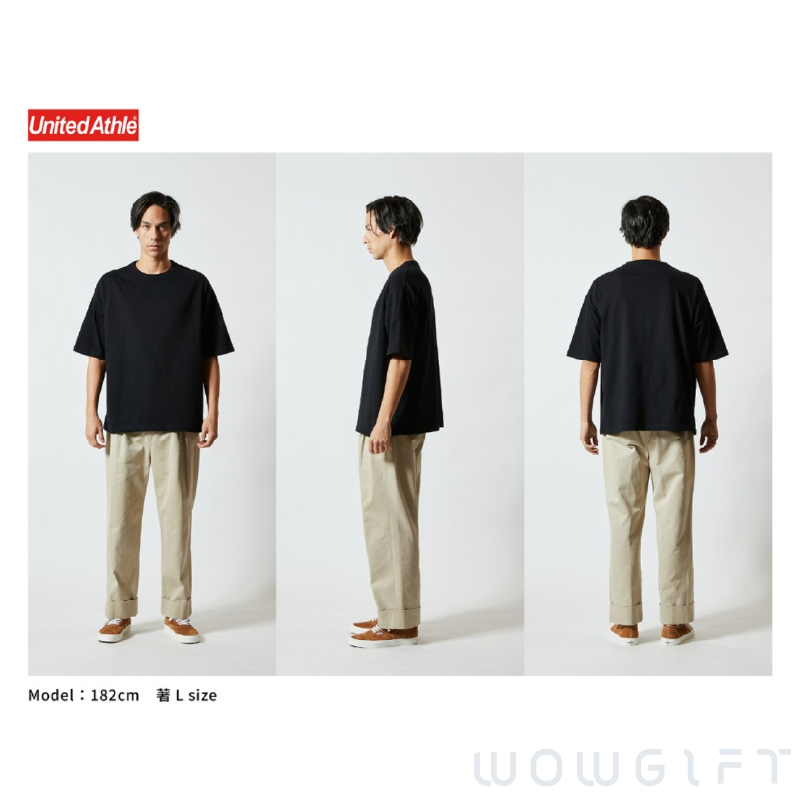 客製寬版落肩T-shirt．United Athle 5.6oz．企業品牌服飾