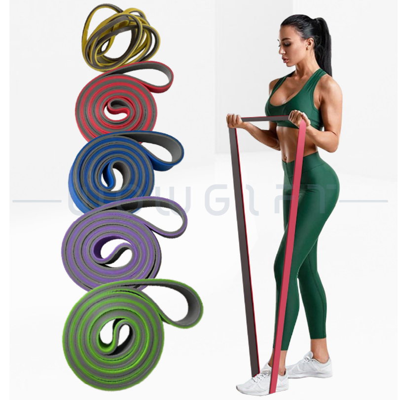 耐拉加厚伸展彈力帶．健身阻力帶．瑜珈伸展帶