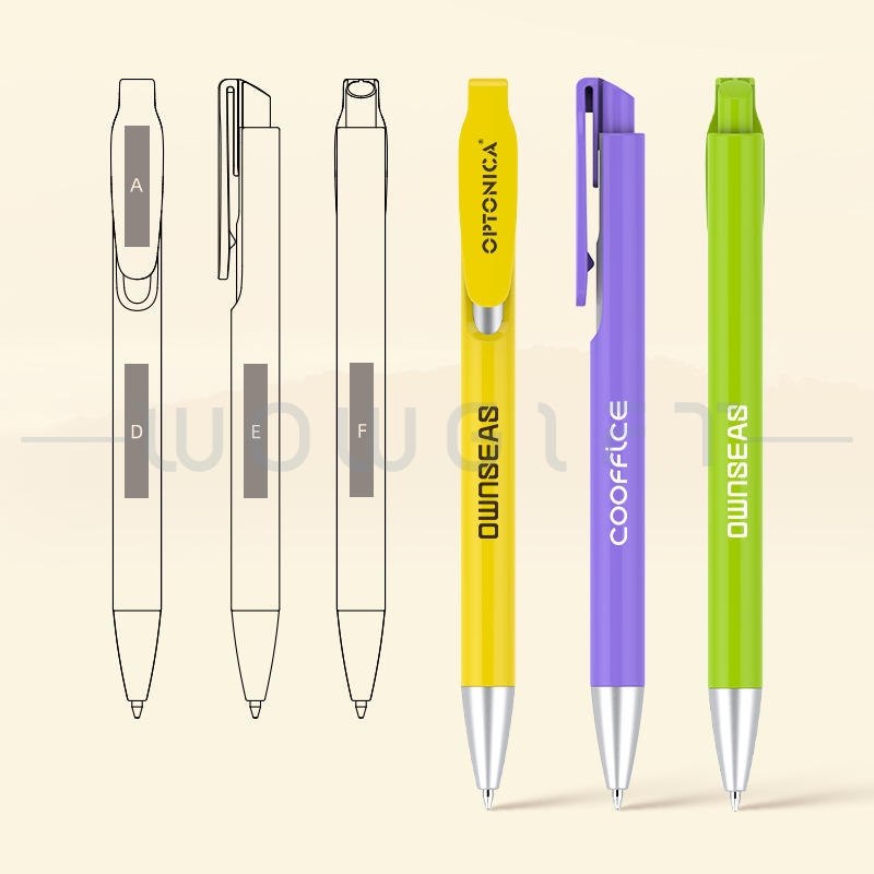 客製白色原子筆．全彩UV印刷廣告筆．活動宣傳贈品