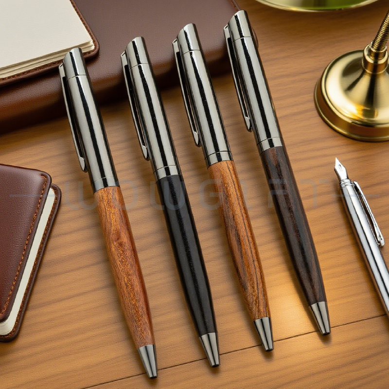 客製木質金屬原子筆．商務簽字筆．企業形象禮贈筆