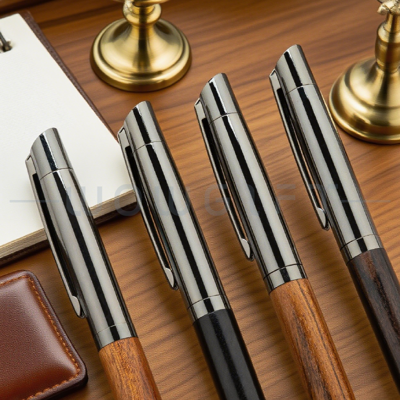 客製木質金屬原子筆．商務簽字筆．企業形象禮贈筆