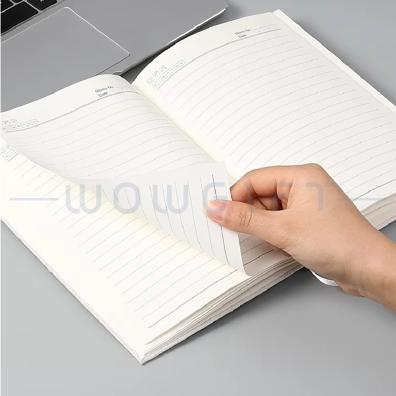 客製A5商務記事本．亞麻布硬面筆記本