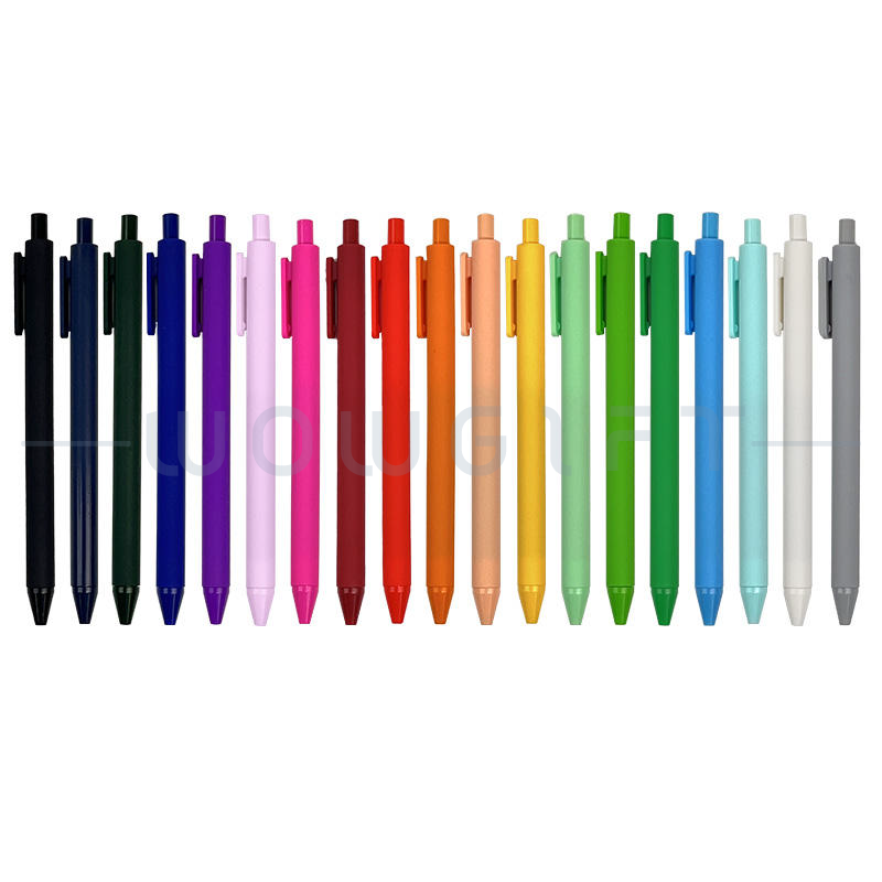客製彩色按壓原子筆．多色塑膠廣告筆．企業活動贈品筆
