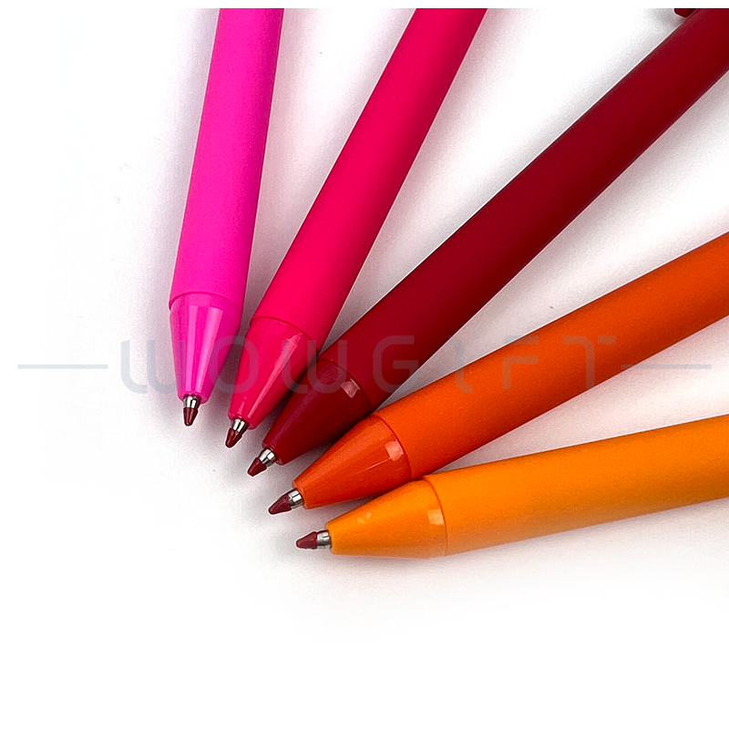 客製彩色按壓原子筆．多色塑膠廣告筆．企業活動贈品筆