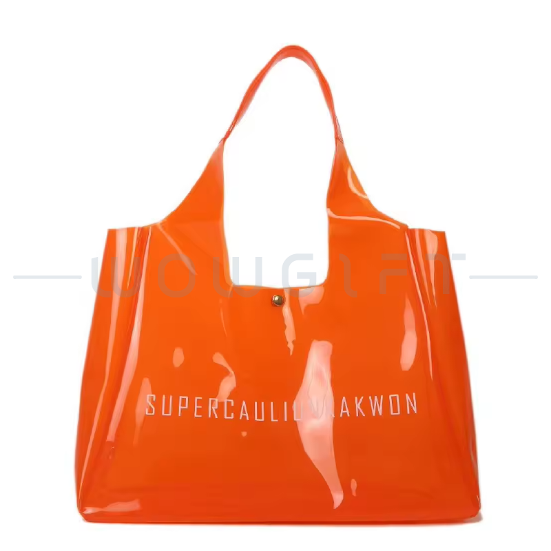 客製透明PVC手提袋．防水購物袋訂製．品牌活動與門市包裝