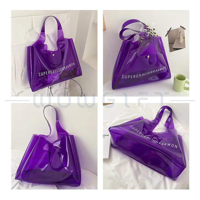 客製透明PVC手提袋．防水購物袋訂製．品牌活動與門市包裝