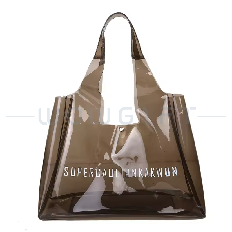 客製透明PVC手提袋．防水購物袋訂製．品牌活動與門市包裝