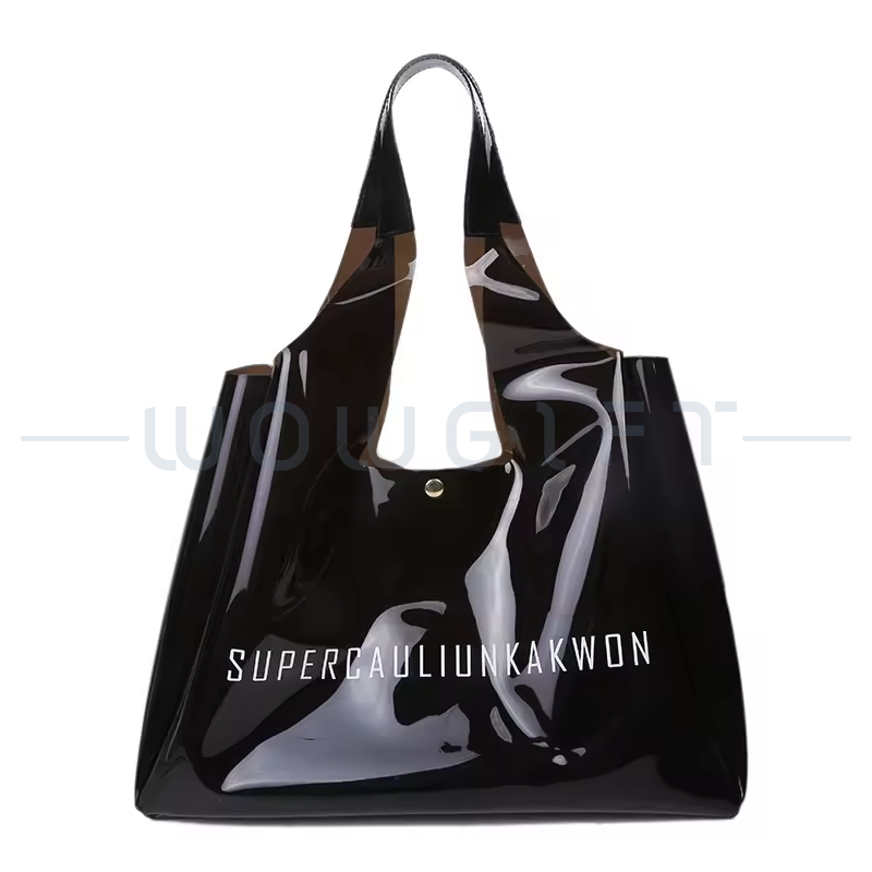 客製透明PVC手提袋．防水購物袋訂製．品牌活動與門市包裝