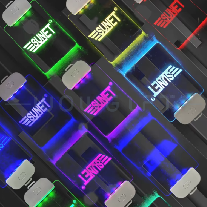 客製發光識別證．LED名牌吊牌訂製