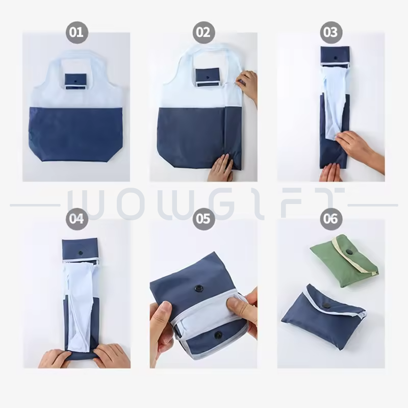 客製折疊環保購物袋．可收納購物袋訂製．企業活動實用贈品