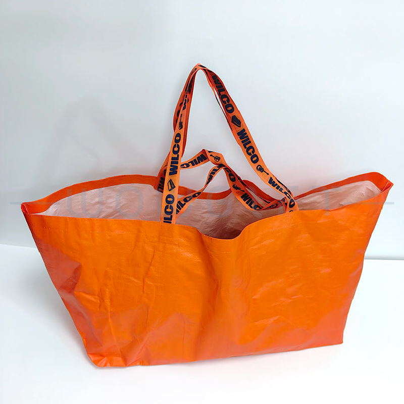 客製大型購物袋．PP編織環保袋．展覽活動發放袋