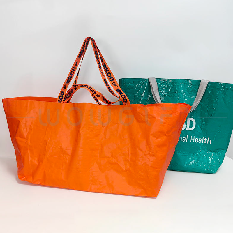 客製大型購物袋．PP編織環保袋．展覽活動發放袋