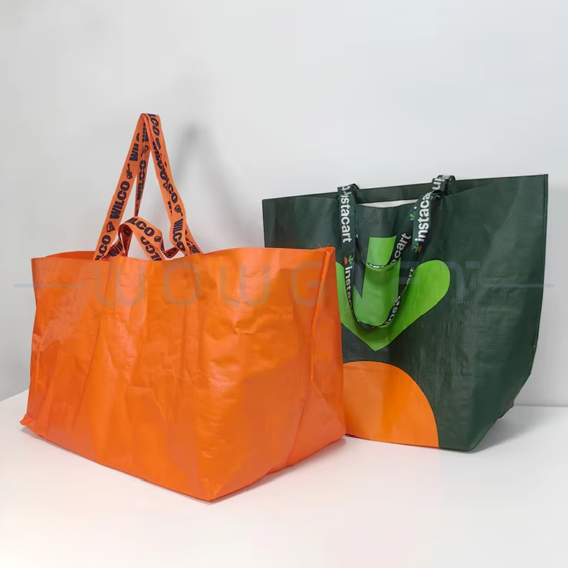 客製大型購物袋．PP編織環保袋．展覽活動發放袋