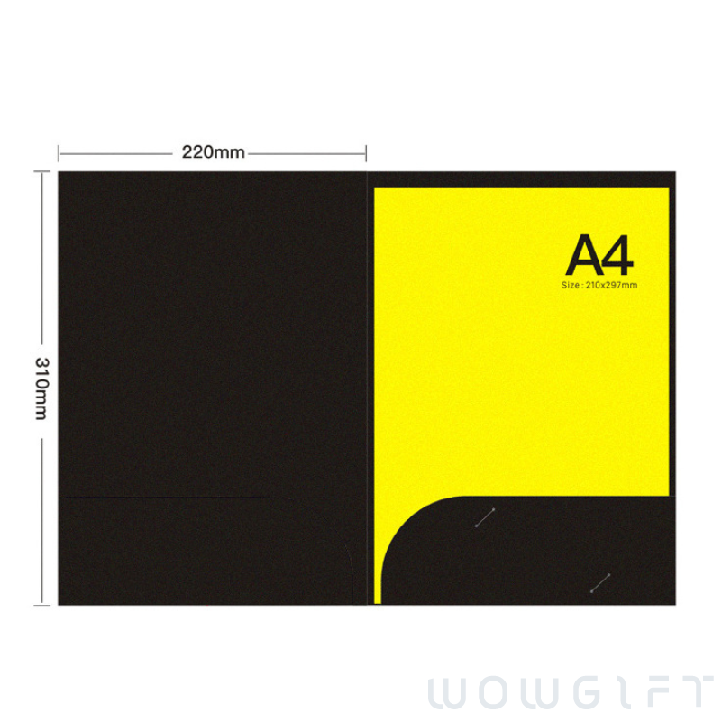 客製A4公文夾．公司簡報資料夾