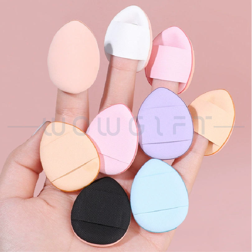 手指化妝粉撲｜迷你水滴型海綿粉撲