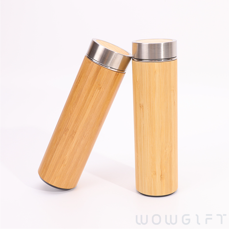 客製竹殼保溫杯．304不鏽鋼真空杯