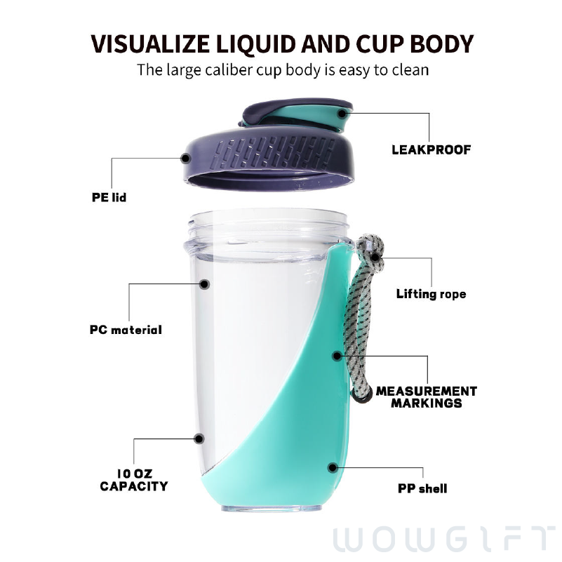 客製運動搖搖杯．600ml 蛋白粉健身水壺