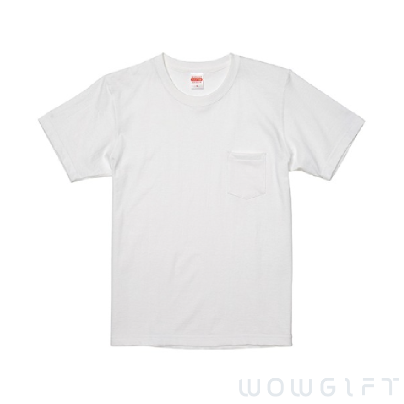 客製重磅口袋T-shirt．7.1oz純棉口袋Tee