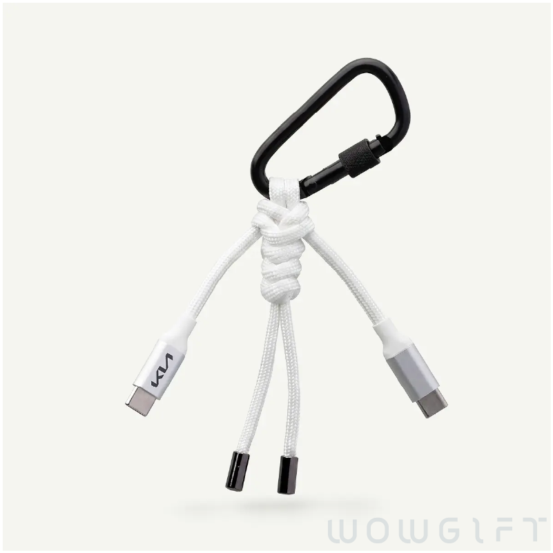 客製多功能充電鑰匙圈．Type-C快充線鑰匙圈