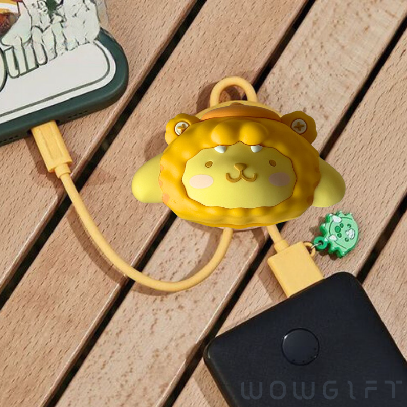 客製公仔充電線．造型充電線收納盒